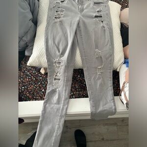 American Eagle Ripped Stretch Jeans